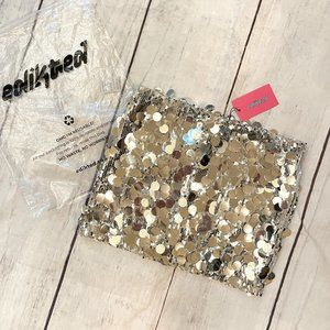 Edikted Sabina Low-Rise Sequin Mini Skirt